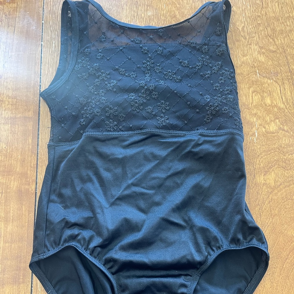 Suffolk black adult small leotard